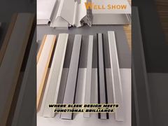 profil en aluminium mené