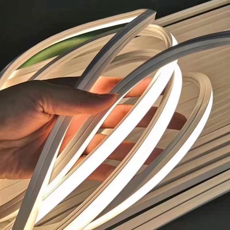 Lampes au néon flexibles raccourci de bande de C.C 12V LED d'unité du silicone pur au néon LED de la lumière 9W 6X12MM