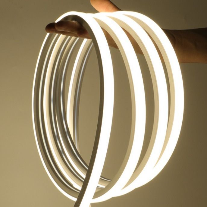2835 le silicagel flexible léger au néon de bande de 5050 LED IP67 doux imperméabilisent pour la décoration