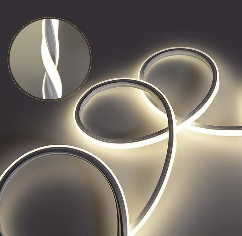 Décoration 1616 flexible au néon de maison du silicium 24V de lumière de bande de RVB LED 12W