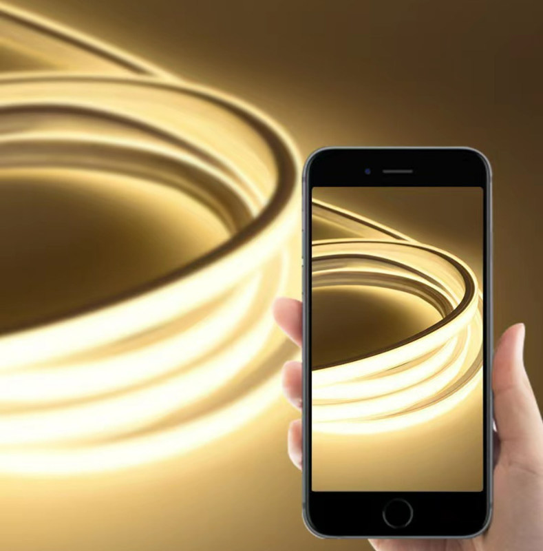 Décoration 1616 flexible au néon de maison du silicium 24V de lumière de bande de RVB LED 12W