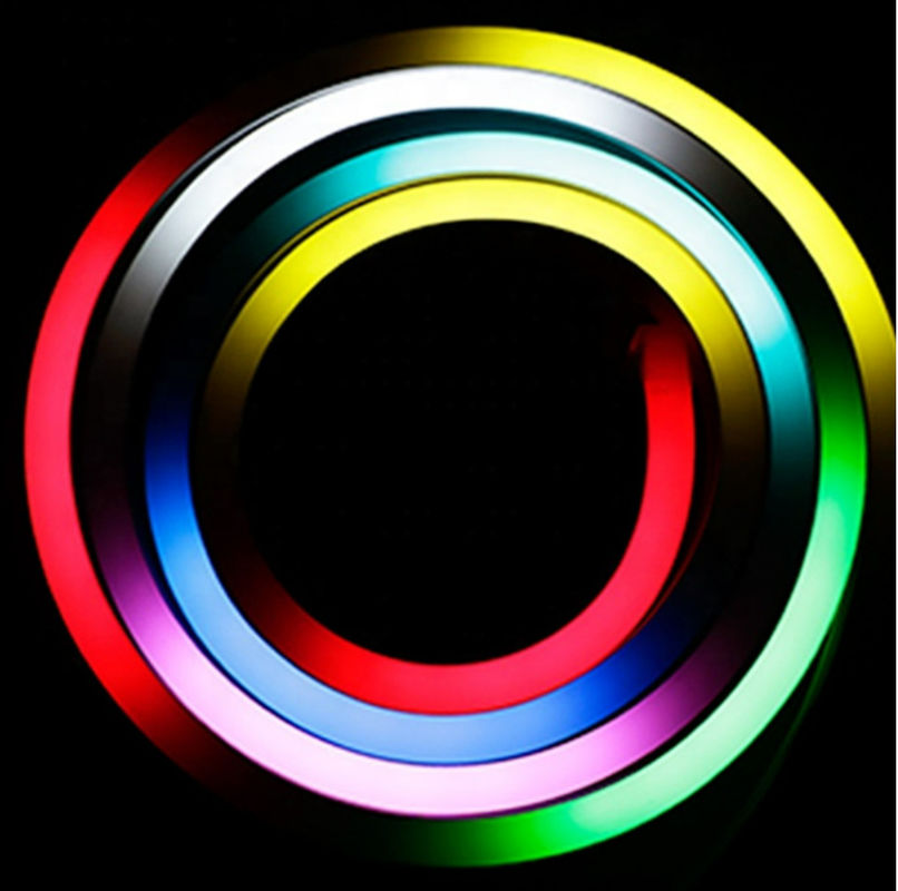 changement de couleur flexible au néon de la lumière de bande de 3000K LED 24V 14W 1616 RVB