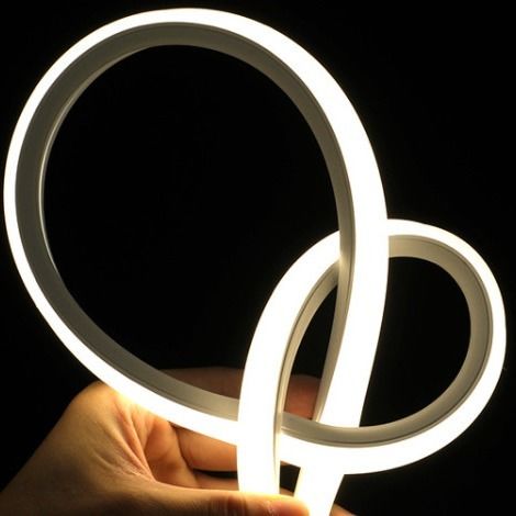 taille coupée par 50mm au néon Bendable de la lumière de bande de 6x12mm LED 6000k pour la décoration de Chambre