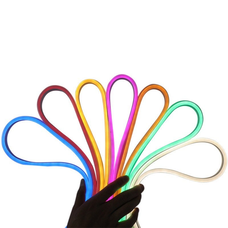 coutume extérieure flexible au néon de paysage de Noël de la lumière de bande de 5M 12V IP68 RVB SMD