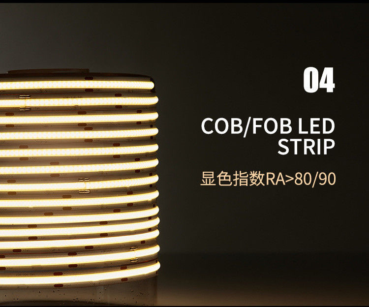 décor à haute densité de maison de l'ÉPI 12V 4000K 10W de bande de 480leds/M LED