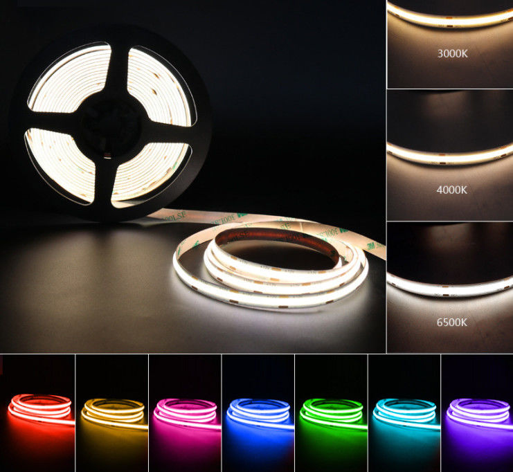 Couleur futée changeant 24V la bande 10mm 2700K-6500K imperméable de l'ÉPI RGBW LED