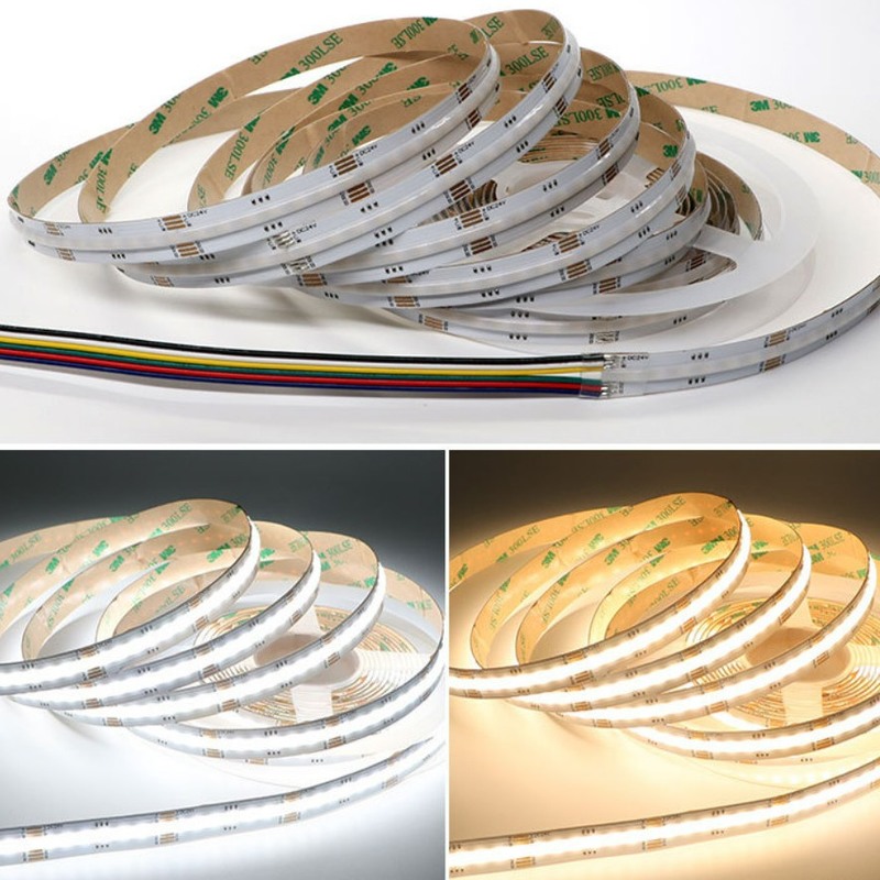 couleur Dotless CRI90 IP20 de la lumière DC12V d'ÉPI de 12W LED double