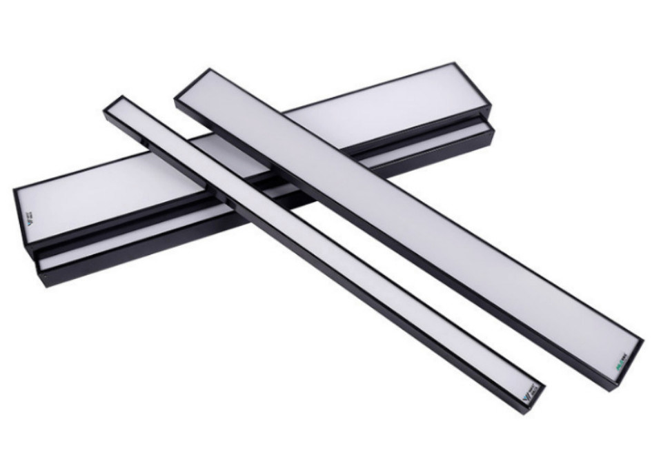 lumière linéaire pendante 3000K 4000K 6500K LED de rhéostat linéaire du guide optique 0-10V de 220V