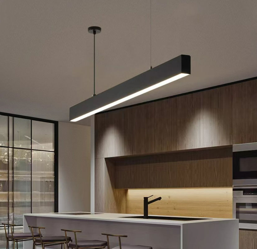 Décor pendant linéaire d'intérieur d'hôtel de Ministère de l'Intérieur d'appareil d'éclairage résidentiel