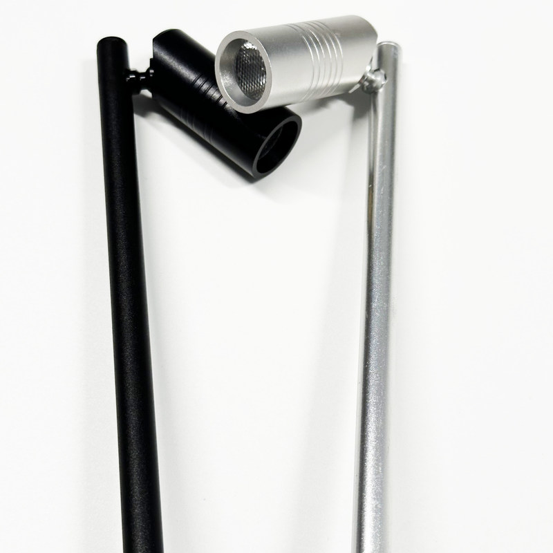 Éclairage noir argenté de Cabinet d'étalage d'affichage de la lumière LED Mini Spot Light Pole Jewelry de bijoux de 3w LED