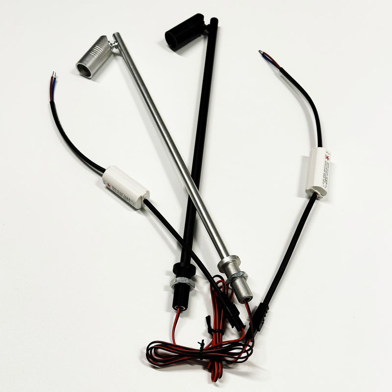 Or noir argenté léger 4w de bijoux du Super Slim LED pour l'étalage de coffret d'étalage contre