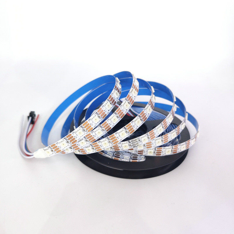 couleurs multi menées flexibles de la bande à tube en ruban 12V SMD 5050 RVB 300 LED