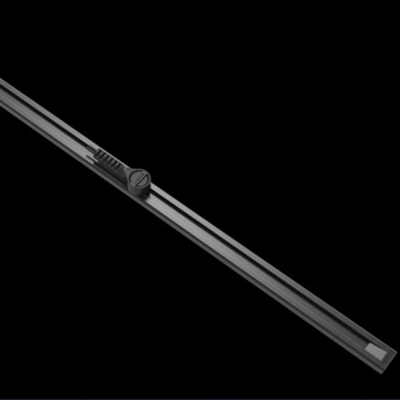 Lumière blanche d'étagère de Grey For LED de LED de voie de lumière de noir ultra mince de rail