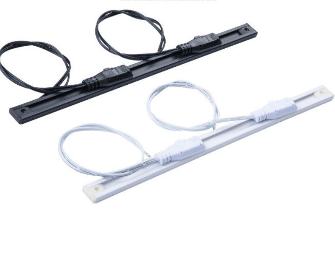 2 voie de puissance de la couleur 24V 12V LED de noir de rail de lumière de voie des fils LED