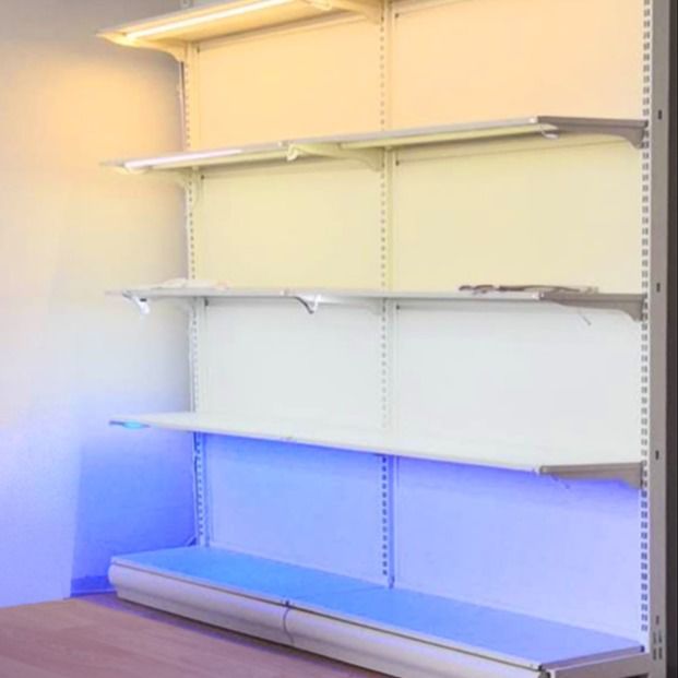 Lumière blanche d'étagère de Grey For LED de LED de voie de lumière de noir ultra mince de rail