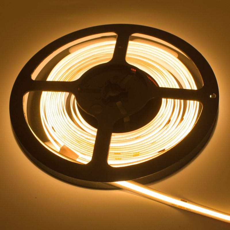 320 blancs chauds à haute densité du câble 10W de lumière de bande de l'ÉPI LED de Led/M Flexible 24V