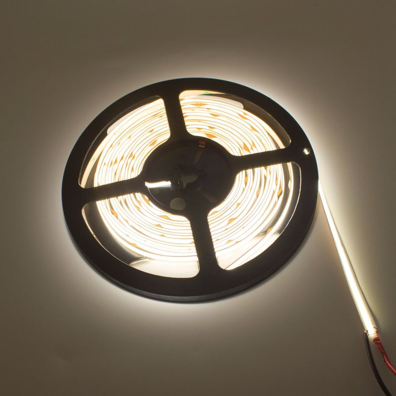 320 blancs chauds à haute densité du câble 10W de lumière de bande de l'ÉPI LED de Led/M Flexible 24V