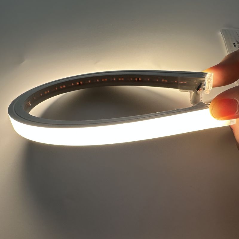 Lumière de bande au néon de silicone 16.4ft/5m imperméable Cuttable et liable, changement de couleur de RVB