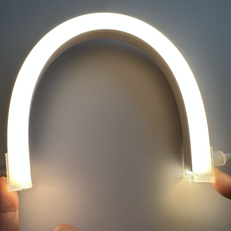Lumière de bande au néon de silicone 16.4ft/5m imperméable Cuttable et liable, changement de couleur de RVB