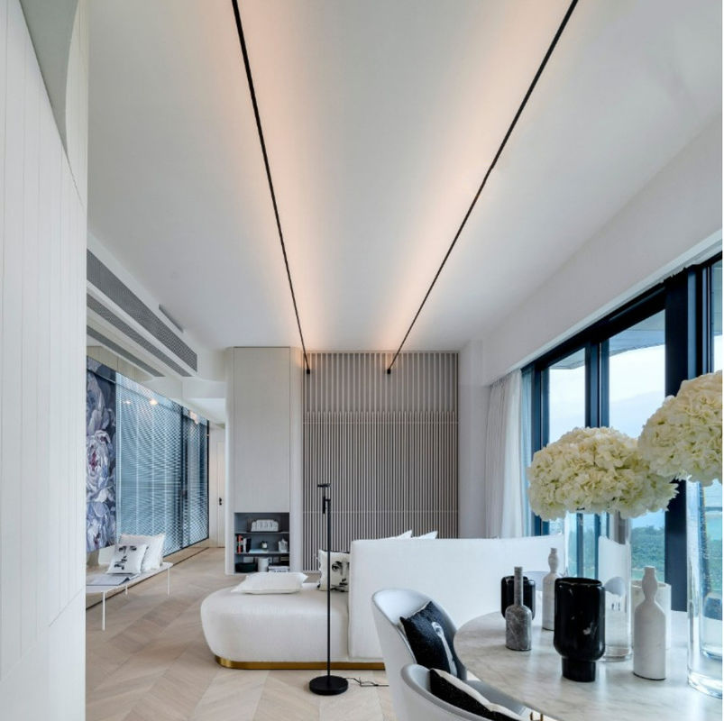 La lumière linéaire de allumage d'intérieur 14.4W 120° 4m d'horizon 5m 6m 8m a mené la lumière de ficelle de câble
