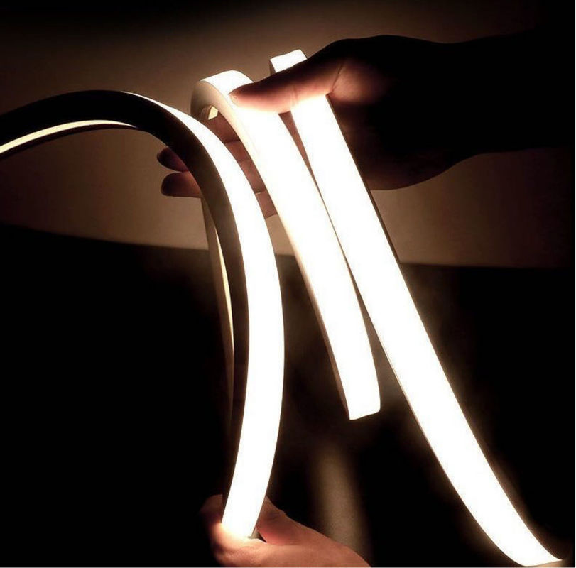 décoration au néon de maison de la lumière de bande de silicone de la taille 12W LED de 120° 24V 1616 IP65 Buliding