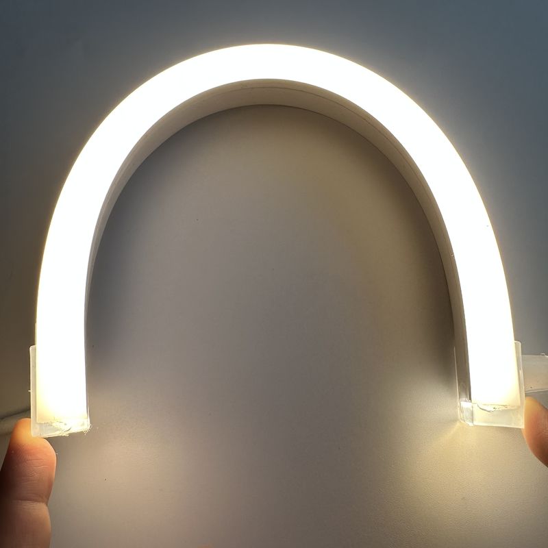 Lumière de bande au néon de silicone de LED 2700K - 6000K/RGBW/DMX512 24V 1010 lampe au néon 1212 16116